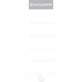 Etichete biblioraft 7.5 cm 10/set exacompta