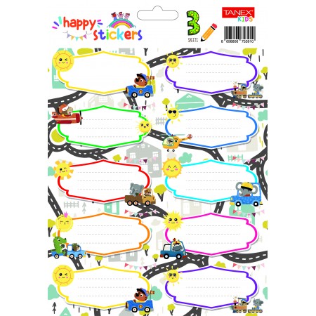 Etichete scolare 30/set jucarii tls-760 tanex