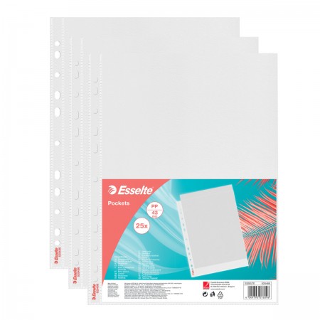 Folie protectie a4 43 microni 25/set reciclabila colour'breeze esselte Folie protectie a4 43 microni 25/set reciclabila colour'breeze esselte