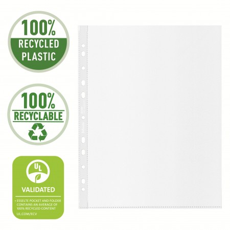 Folie protectie a4 maxi 70 microni 50/cutie recycled esselte Folie protectie a4 maxi 70 microni 50/cutie recycled esselte