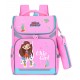 Ghiozdan cl 0 cu penar etui roz chic girl pigna Ghiozdan cl 0 cu penar etui roz chic girl pigna