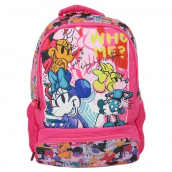 Ghiozdan clasa 0 minnie mouse roz who me 3 fermoare pigna