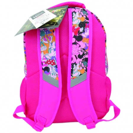 Ghiozdan clasa 0 minnie mouse roz who me 3 fermoare pigna