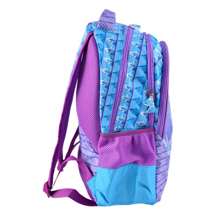 Ghiozdan cl 1/4 frozen albastru - violet pigna