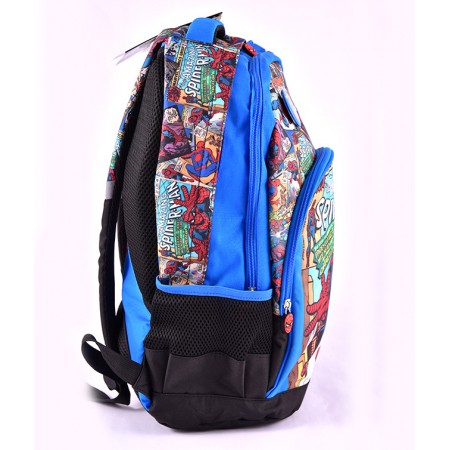 Ghiozdan cl 1/4 spiderman albastru multicolor pigna