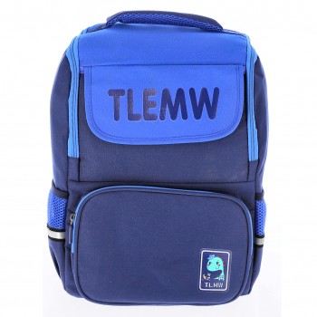 Ghiozdan gimnaziu funtasy 2 fermoare bleumarin pigna