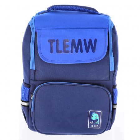 Ghiozdan gimnaziu funtasy 2 fermoare bleumarin pigna