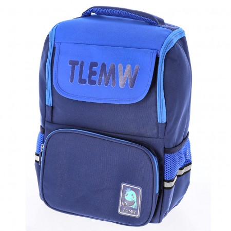 Ghiozdan gimnaziu funtasy 2 fermoare bleumarin pigna