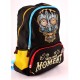 Ghiozdan gimnaziu skull coco negru pigna