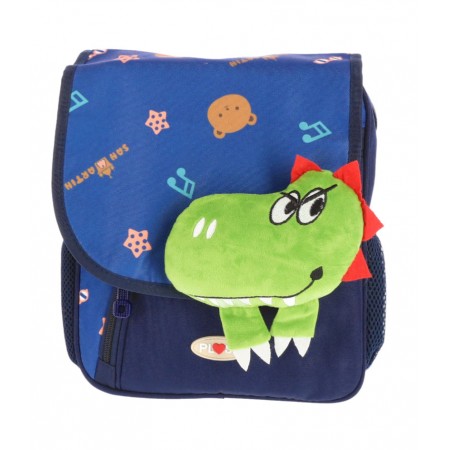 Ghiozdan gradinita dinozaur albastru pigna