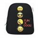 Ghiozdan gradinita emoji classic negru pigna