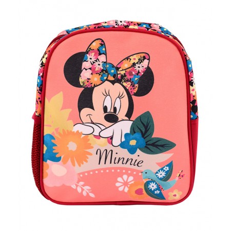 Ghiozdan gradinita mini minnie roz inchis floral pigna Ghiozdan gradinita mini minnie roz inchis floral pigna