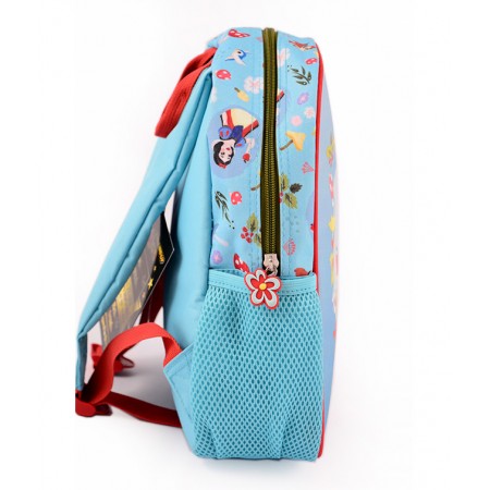 Ghiozdan gradinita mini princess albastru -rosu pigna