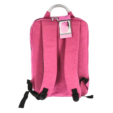 Ghiozdan laptop pink it usb 2 fermoare pigna