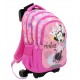 Ghiozdan troller cl 1/4 minnie roz pigna Ghiozdan troller cl 1/4 minnie roz pigna