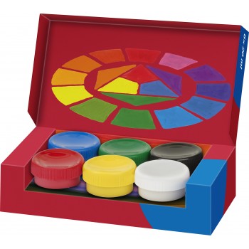 Guase 6 culori 20ml faber-castell