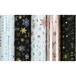 Hartie ambalaj rola 70cm x 1.5m nordic lights rotolux