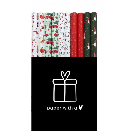 Hartie ambalaj rola 70cm x 2m jolly party rotolux