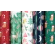 Hartie ambalaj rola 70cm x 2m magical winter rotolux