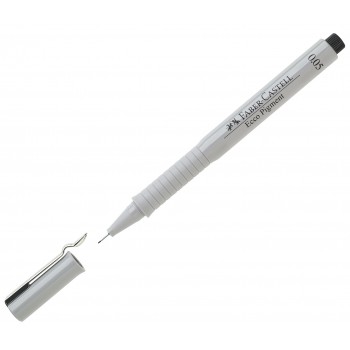 Liner 0.05mm negru eco pigment faber-castell