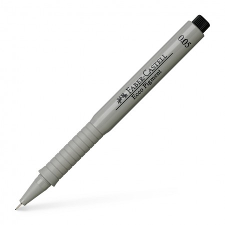 Liner 0.05mm negru eco pigment faber-castell