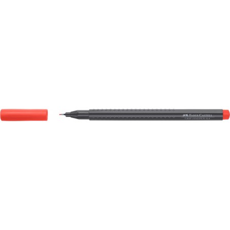 Liner 0.4mm rosu grip faber-castell