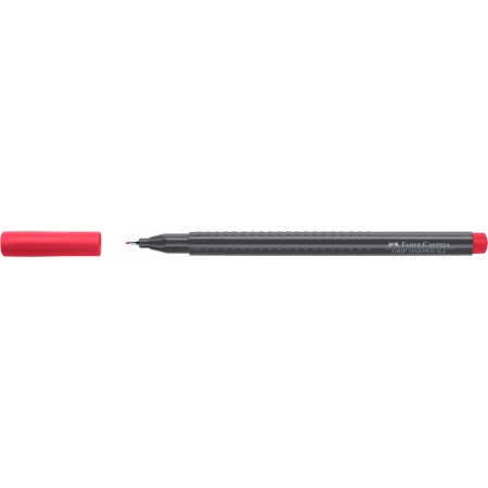 Liner 0.4mm rosu magenta faber-castell