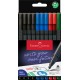 Liner 0.4mm set 10 office a,n,r,v grip faber-castell Liner 0.4mm set 10 office a,n,r,v grip faber-castell