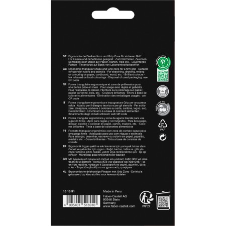 Liner 0.4mm set 10 office a,n,r,v grip faber-castell Liner 0.4mm set 10 office a,n,r,v grip faber-castell