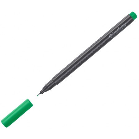 Liner 0.4mm verde grip faber-castell