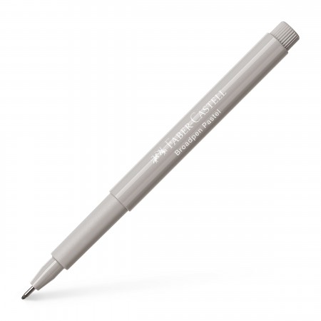 Liner 0.8mm gri pastel broadpen 1544 faber-castell