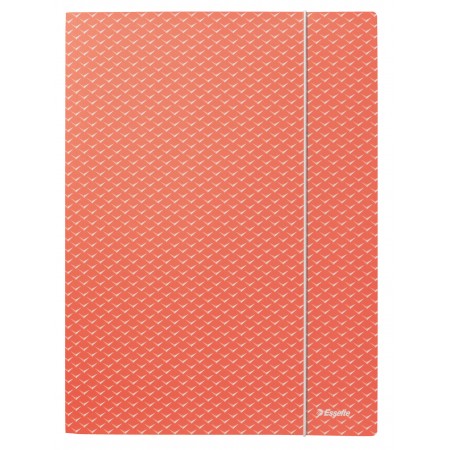 Mapa carton cu elastic corai reciclabila colour'breeze esselte Mapa carton cu elastic corai reciclabila colour'breeze esselte