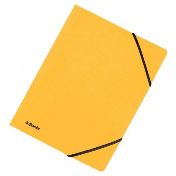 Mapa carton cu elastic lux galbena esselte