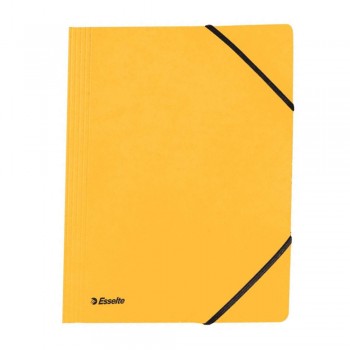 Mapa carton cu elastic lux galbena esselte