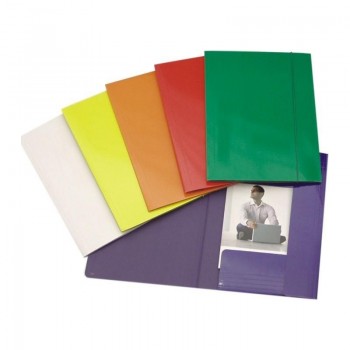 Mapa carton cu elastic rosie 600g fornax