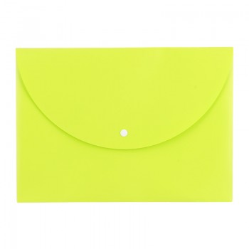 Mapa plastic cu buton a4 div. culori neon deli