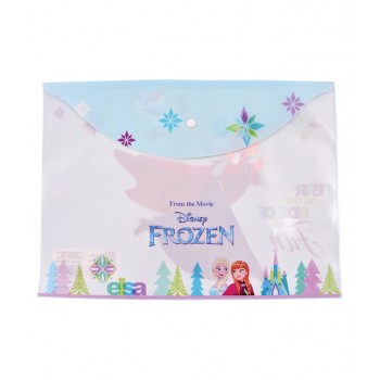 Mapa plastic cu buton a4 frozen pigna