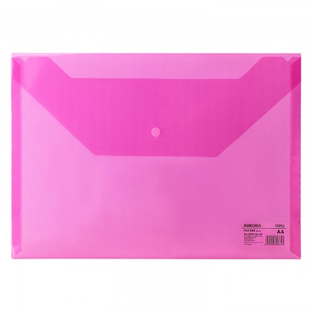 Mapa plastic cu buton a4 rosie deli