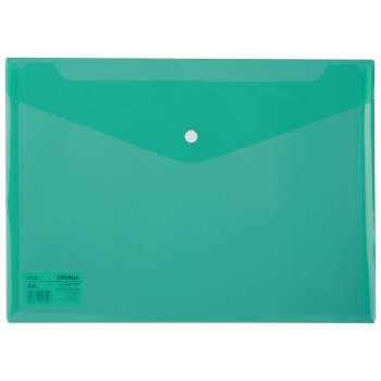 Mapa plastic cu buton a4 verde deli