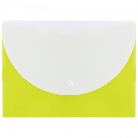 Mapa plastic cu buton a5 div. culori neon deli