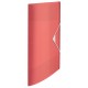 Mapa plastic cu elastic corai 150 coli reciclabila colour'breeze esselte