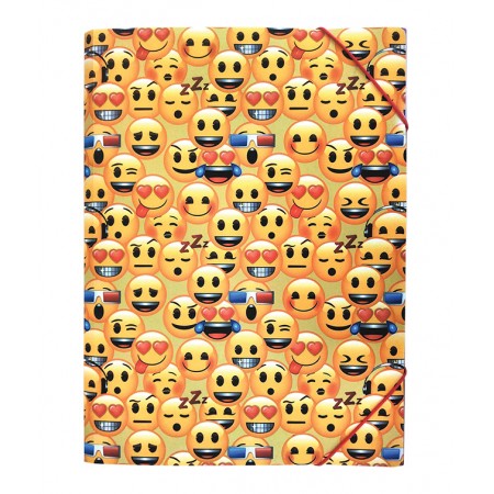 Mapa plastic cu elastic emoji clasic pigna