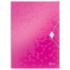 Mapa plastic cu elastic roz metalizat wow leitz Mapa plastic cu elastic roz metalizat wow leitz