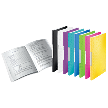 Mapa prezentare 20 folii turcoaz metalizat wow leitz