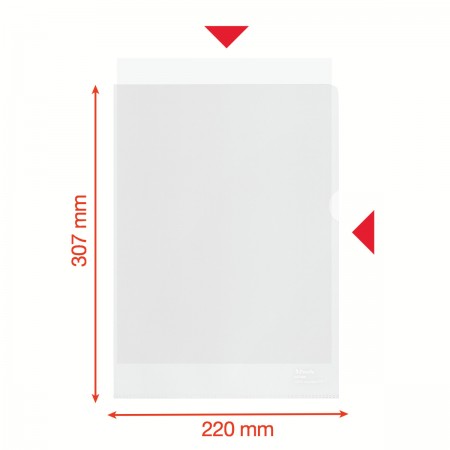 Mapa protectie a4 100 microni 100/set recycle esselte
