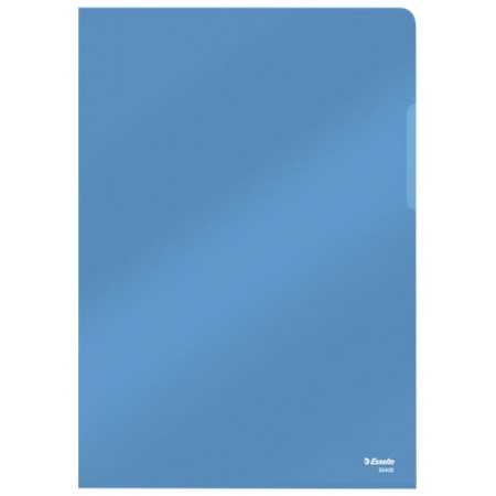 Mapa protectie a4 cristal tip l albastra 25/set 150 microni esse