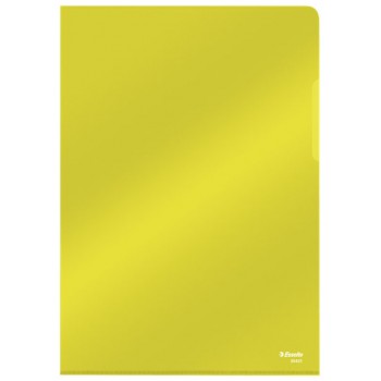 Mapa protectie a4 cristal tip l galbena 150 microni esselte