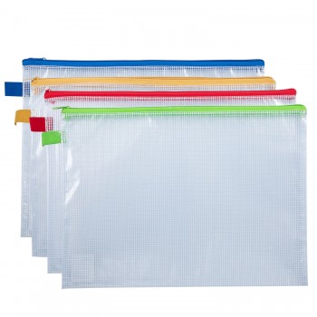 Mapa protectie zip a4 mesh deli