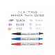 Marker cd 2 capete albastru twin pilot