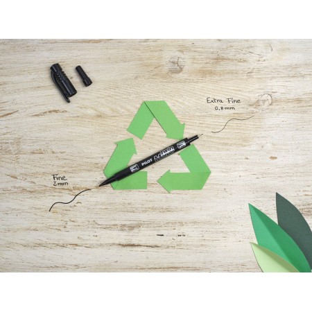 Marker cd 2 capete negru twin pilot